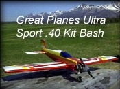 preview image of kit bashing the great planes ultra sport 40